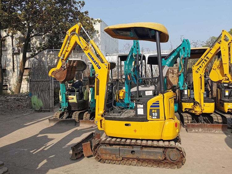 mini digunakan komatsu pc18 excavator pc 18 1,8 ton penggali pc18mr mesin diesel jepang kinerja yang baik