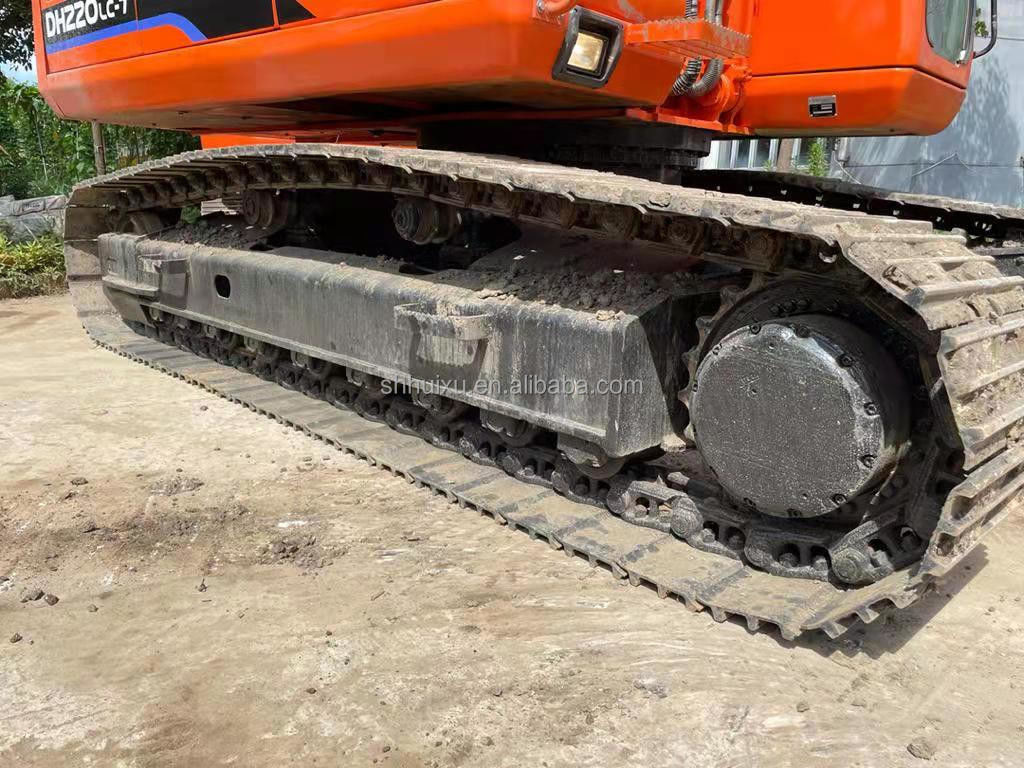 Doosan jual panas doosan dh220lc bekas excavator/ bekas mesin penggalian Doosan DH220-7 asal Korea untuk dijual