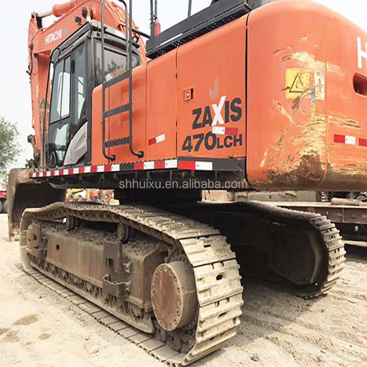 Hitachi jual panas bekas besar Crawler Excavator HITACHI 470 kondisi baik Mesin penggalian bekas Jepang