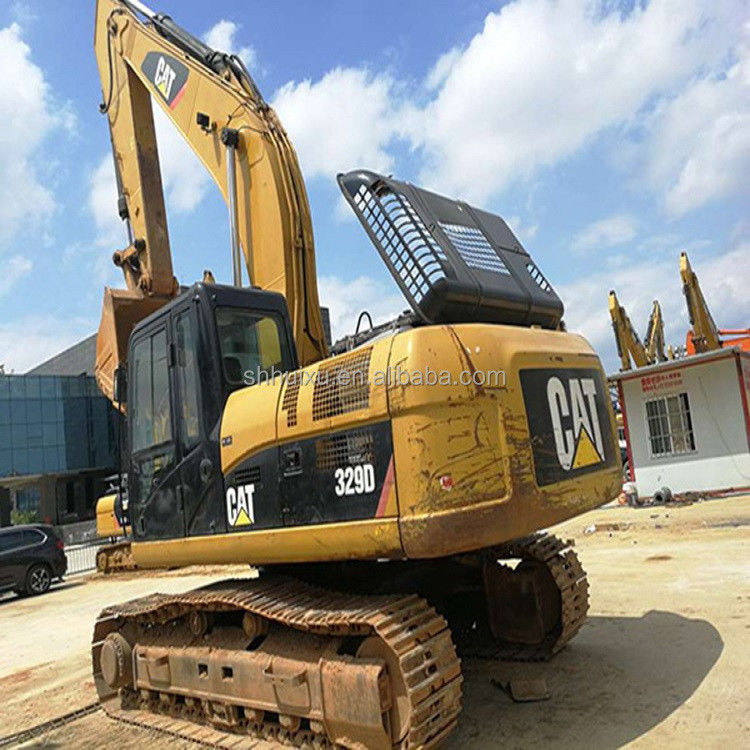 Digunakan penggali ulat 329d/ bekas penggali merangkak CAT329 dalam kondisi baik untuk dijual ulat dalam stok
