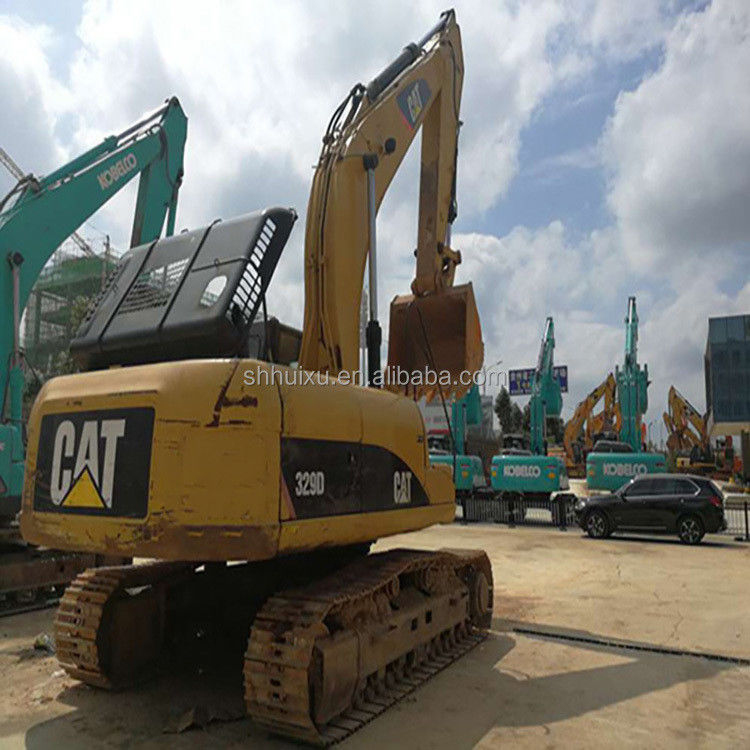 Digunakan penggali ulat 329d/ bekas penggali merangkak CAT329 dalam kondisi baik untuk dijual ulat dalam stok