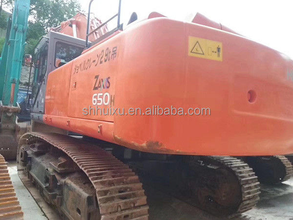 Hitachi jual panas bekas besar Crawler Excavator HITACHI 650 kondisi baik Mesin penggali bekas Jepang untuk dijual