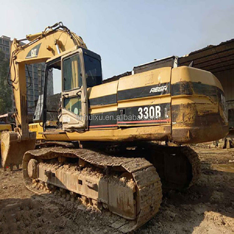 Digunakan excavator ulat 330dl bekas excavator merangkak CAT330B dalam kondisi baik untuk dijual ulat di stok