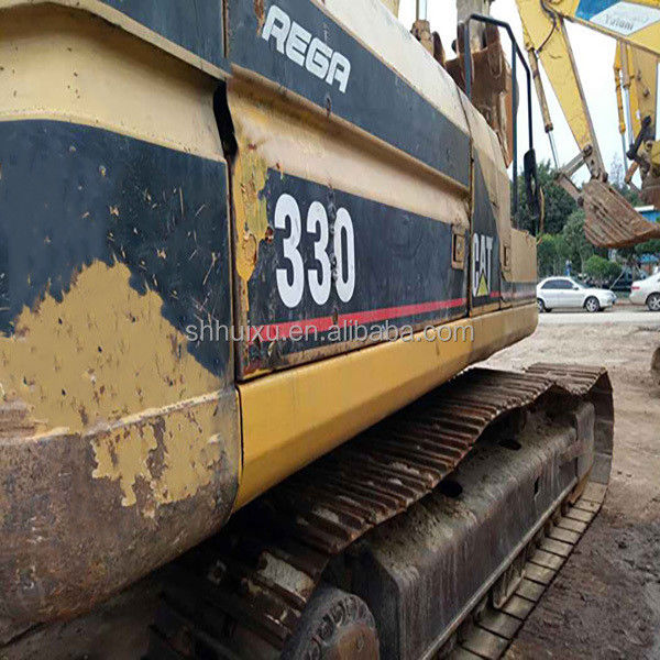 Digunakan excavator ulat 330dl bekas excavator merangkak CAT330B dalam kondisi baik untuk dijual ulat di stok