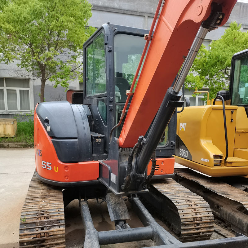 Digunakan Hitachi55U mini excavator untuk dijual bekas Hitachi mini digge 55U