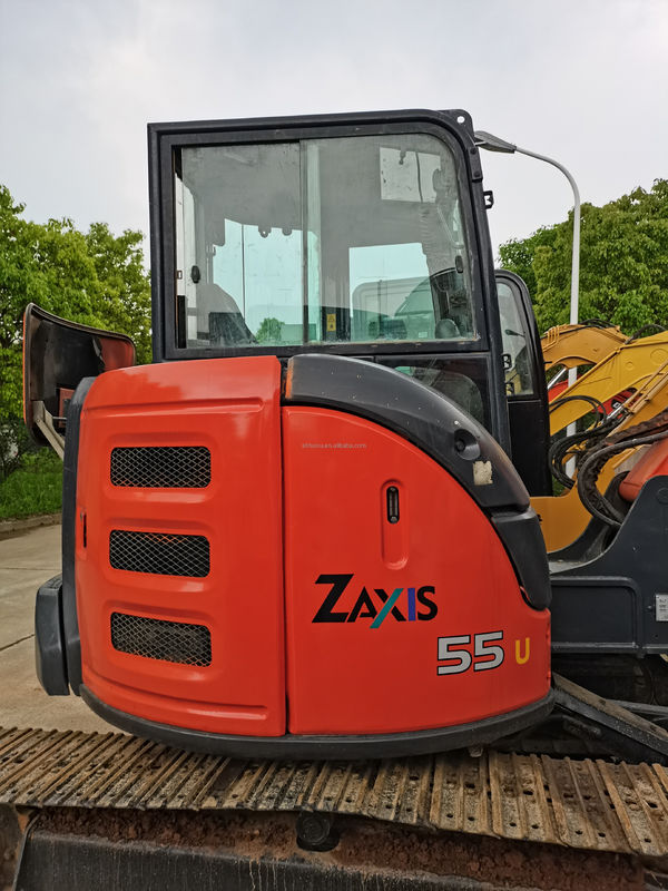 Digunakan Hitachi55U mini excavator untuk dijual bekas Hitachi mini digge 55U