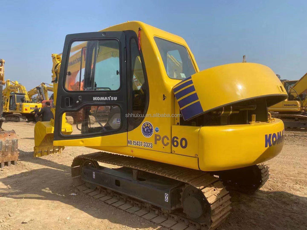 Komatsu PC60 excavator crawler hidrolik 6 ton kualitas tinggi bekas excavator asal Jepang harga murah Komatsu Excavator