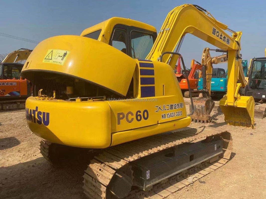 Komatsu PC60 excavator crawler hidrolik 6 ton kualitas tinggi bekas excavator asal Jepang harga murah Komatsu Excavator