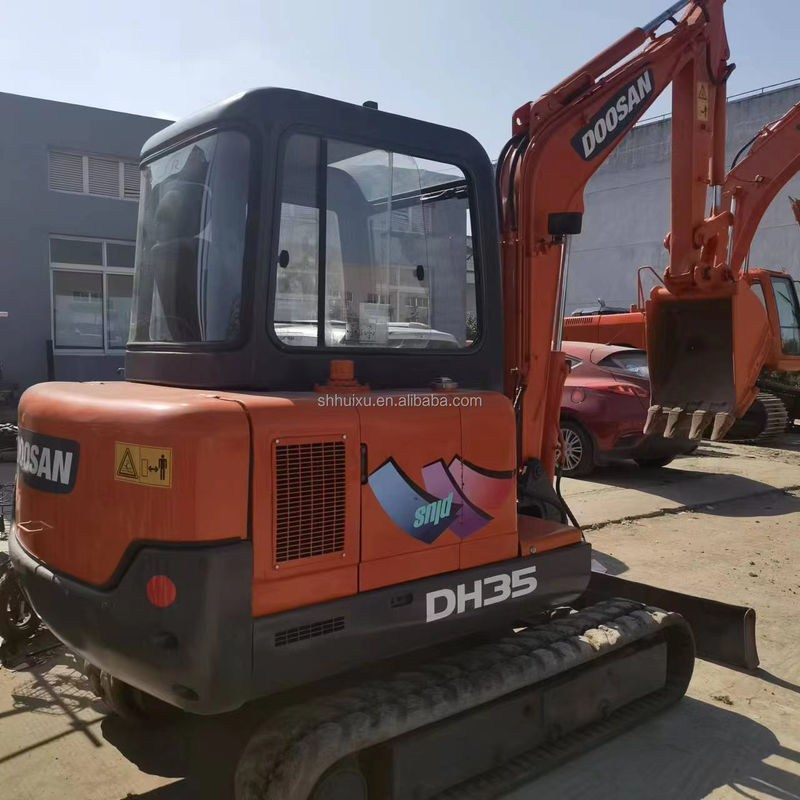Doosan jual panas bekas Original Doosan DH35 excavator,Doosan mini excavator dengan pisau dozer,Doosan DH35 DH55 DH60 DH70 DH80 DX80 DX75 dalam stok