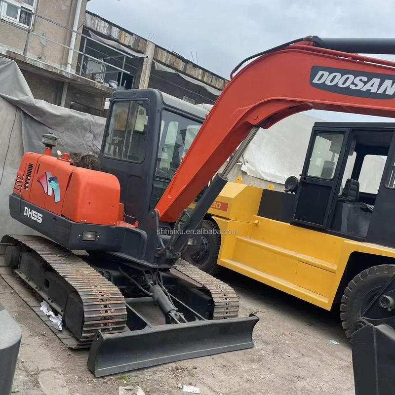 Doosan jual panas bekas excavator Doosan 55, Doosan DH55 Digger Mini bekas excavator