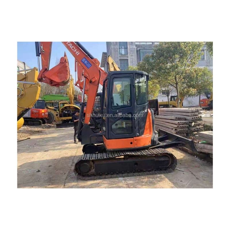 Hitachi dalam stok Harga murah bekas mini penggali Jepang HITACHI 55/Tangan kedua hidraulik Crawler Excavator kondisi baik HITACHI 55