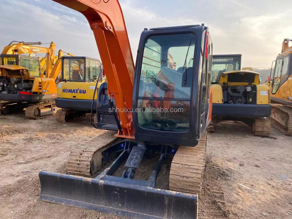 Hitachi dalam stok Hitachi ex60 Jepang bekas jual excavator/Tangan kedua hidraulik Crawler Excavator kondisi baik HITACHI 60