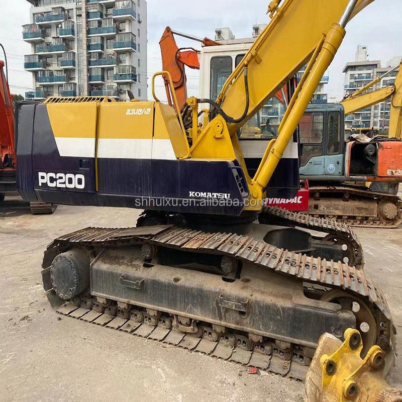 Komatsu Digunakan komatsu PC200-7 crawler excavator mesin penggali tangan kedua asal Jepang untuk dijual Komatsu Excavator