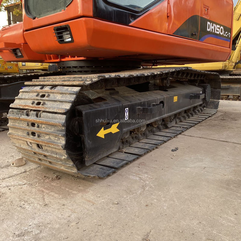 Doosan jual panas bekas tangan baik kualitas Doosan excavator DH150 Lc-7 Siap bekerja 15ton Doosan Dh150 Excavator untuk dijual panas