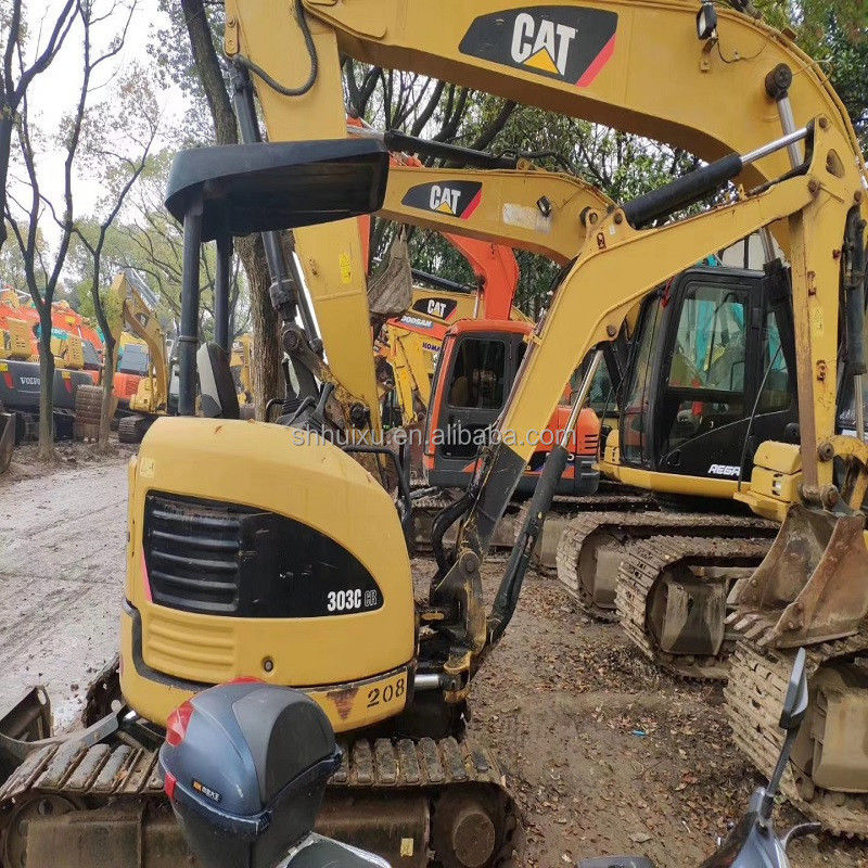Digunakan Crawler Excavator kondisi baik CAT303C harga yang wajar untuk dijual / tangan kedua Jepang Excavator CAT303C