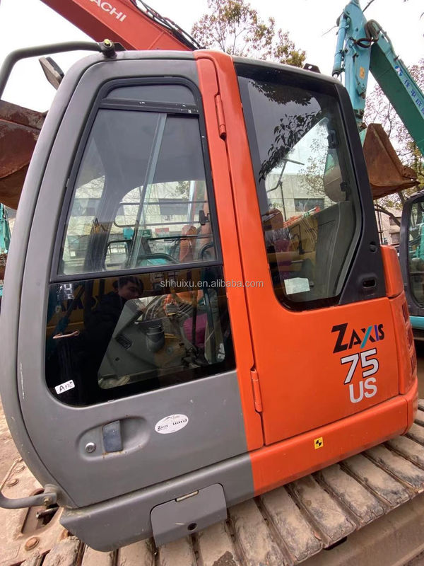 Hitachi jual panas bekas Hitachi ex75ur excavator/Tangan kedua Excavator Crawler kecil kondisi baik HITACHI 75