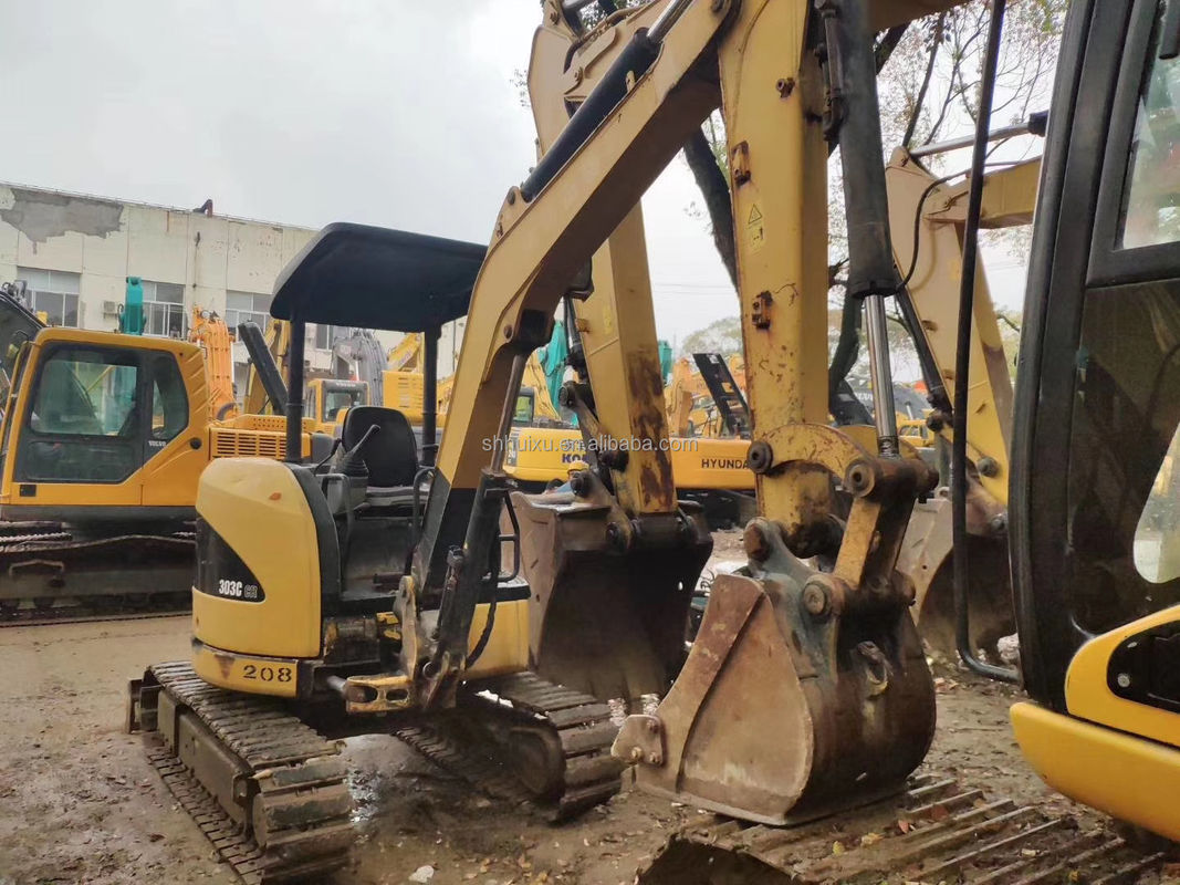 Digunakan Crawler Excavator kondisi baik CAT303C harga yang wajar untuk dijual / tangan kedua Jepang Excavator CAT303C