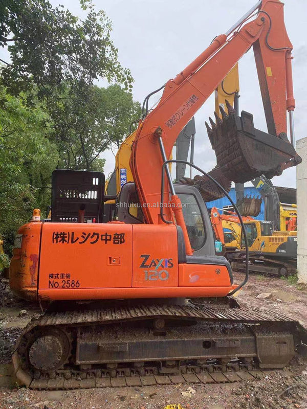Hitachi jual panas Mesin penggali bekas Jepang HITACHI 120 dijual bekas hidraulik Crawler Excavator kondisi baik