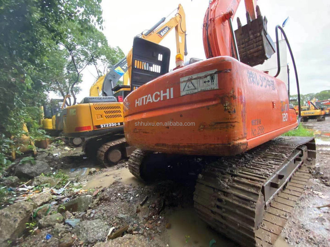 Hitachi jual panas Mesin penggali bekas Jepang HITACHI 120 dijual bekas hidraulik Crawler Excavator kondisi baik