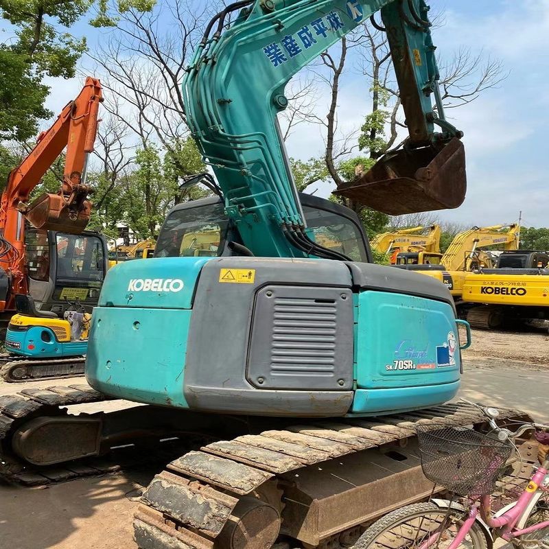 Digunakan Kobelco Excavator SK70SR Kobelco Mini Excavators Kobelco 7 Ton Excavator Untuk Dijual