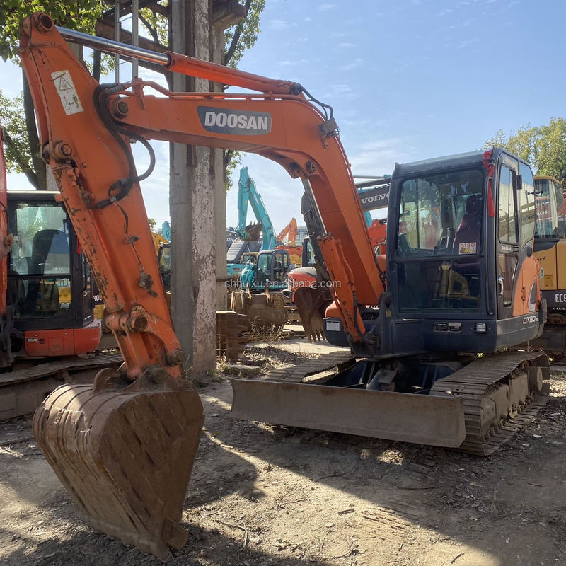 Doosan jual panas Shanghai grosir bekas excavator doosan dx60 DX60-5B DX60-9C DX60R/digunakan doosan dx60-9c excavator