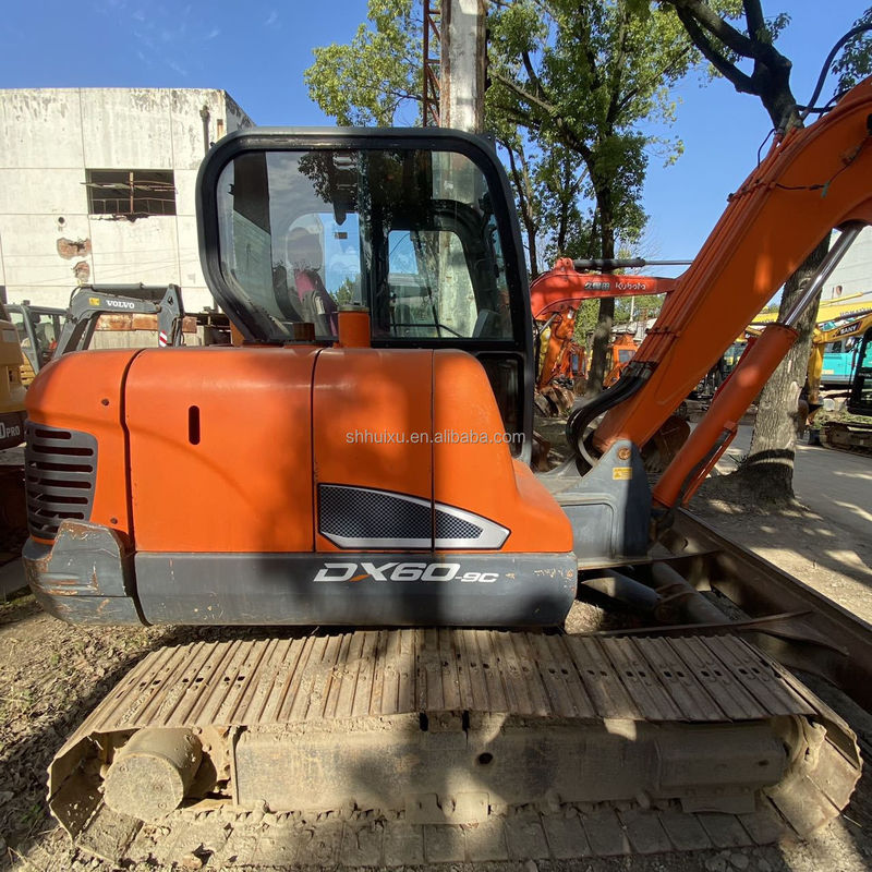 Doosan jual panas Shanghai grosir bekas excavator doosan dx60 DX60-5B DX60-9C DX60R/digunakan doosan dx60-9c excavator
