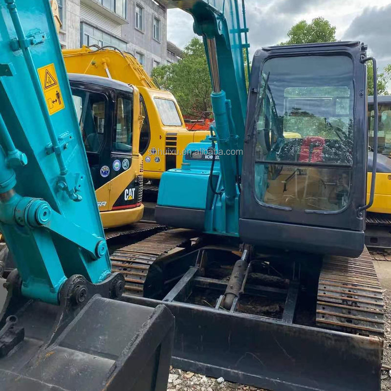 Mikro mini excavator Kobelco 75 bekas excavator kecil digunakan mesin 7.5 ton excavator Amerika Serikat Cina taman excavator