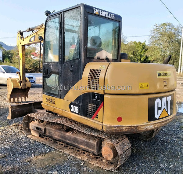Digunakan Caterpillar Excavator second hand kecil hidraulik crawler excavator CAT306 kualitas baik Caterpillar dalam stok