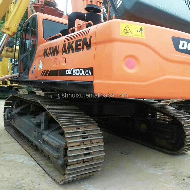 Dipakai jual panas harga murah kualitas baik mesin konstruksi crawler excavator merek Korea DOOSAN500