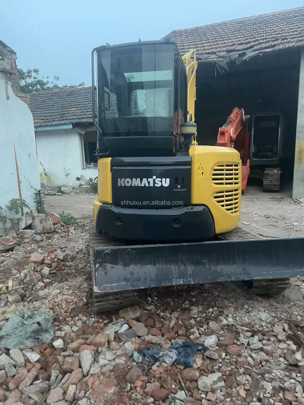 Kualitas tinggi KOMATSU PC55MR bekas hidraulik excavator merangkak asal Jepang/Dipakai mini excavator KOMATSU PC55MR Harga murah
