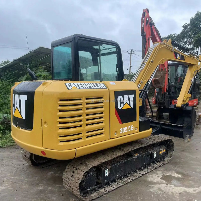 CAT MACHINE Versi baru Jepang Original Digger kecil CAT 305.5E 5.5TON Excavator Dengan kabel hidrolik