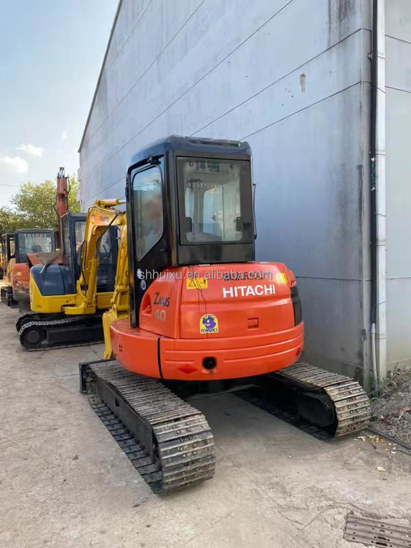 HITACHI dalam stok Second hand Excavator crawler hidraulik kecil kondisi baik HITACHI ZX40U/ Digunakan mini excavator Jepang HITACHI ZX40U untuk dijual