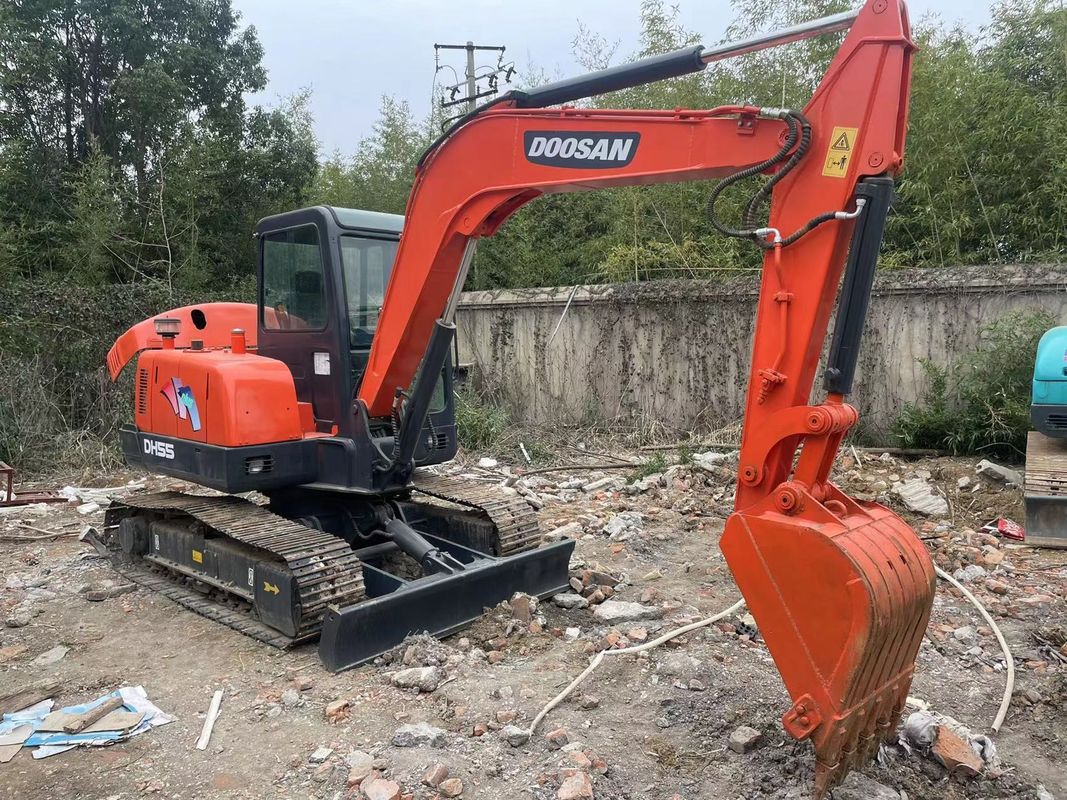 Mesin teknik & konstruksi bekas Doosan 55 bekas excavator untuk dijual excav bekas penjualan