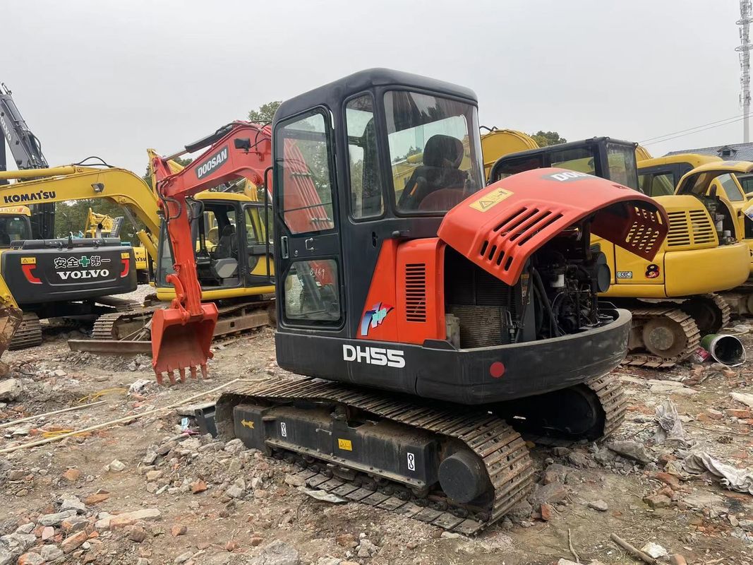 Mesin teknik & konstruksi bekas Doosan 55 bekas excavator untuk dijual excav bekas penjualan