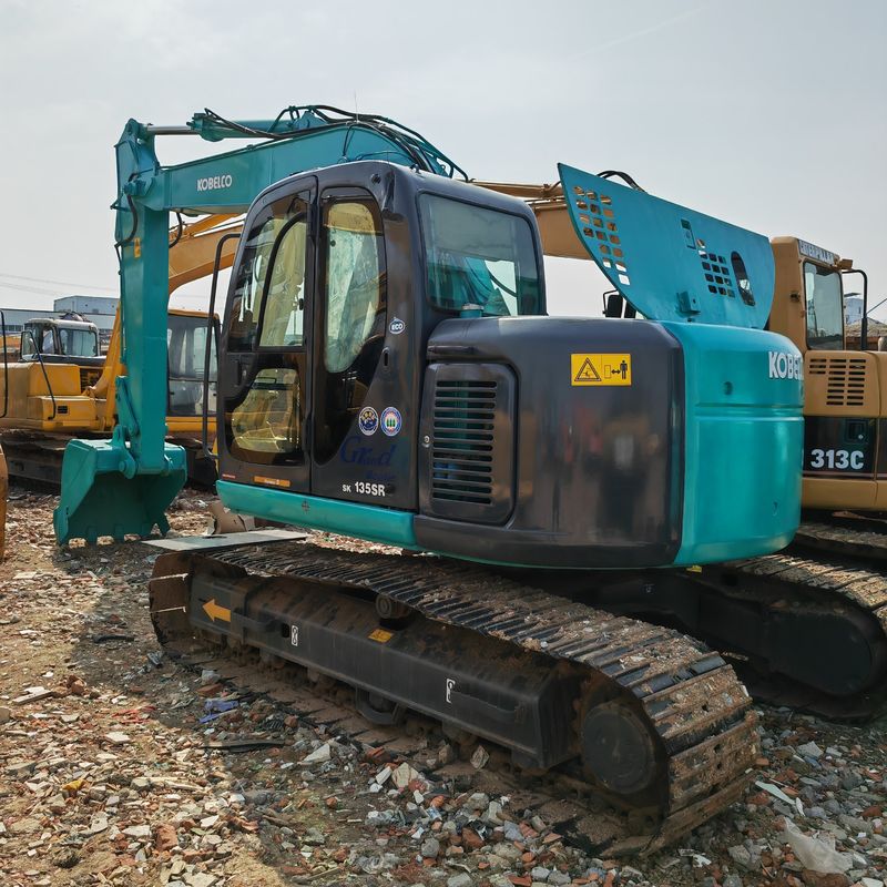 Low working hours bekas excavator crawler kobelco 135/ warna asli bekas kobelco 135 dijual
