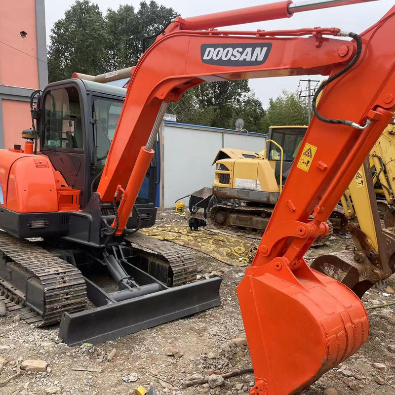Penggali merangkak Doosan DH60-7 penggali kecil digunakan mesin penggali bekas penggali hidrolik