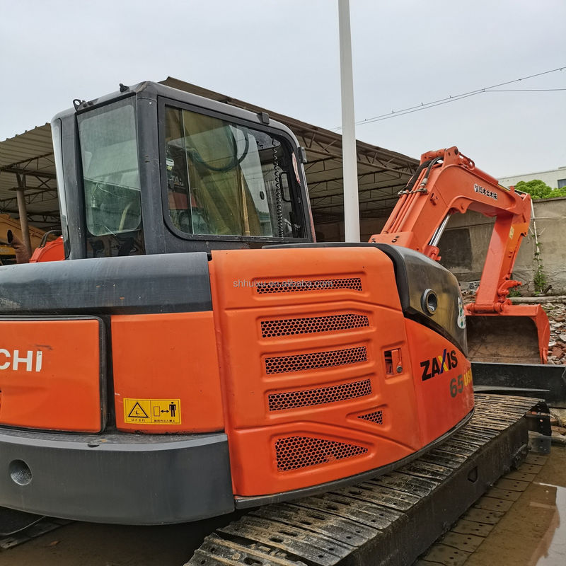 Hitachi dalam stok Kualitas bagus Hitachi ZX65 Excavator crawler hidraulik tangan kedua / Digger mini bekas Hitachi ZX65 Harga murah