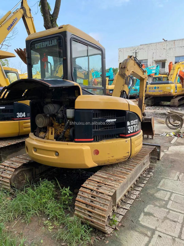 Asal Jepang Second Hand kualitas baik excavator crawler hidraulik CAT307C 7T/Dipakai mini Digger CAT307C harga murah