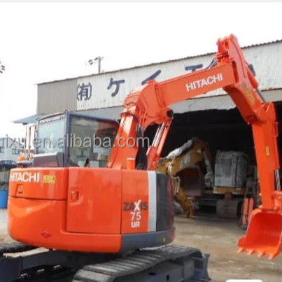 Hitachi jual panas Digunakan mini excavator Hitachi ZX75 harga murah Kualitas bagus bekas excavator crawler hidrolik