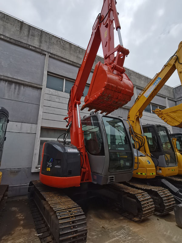 Hitachi jual panas tangan kedua Hitachi 75US excavator crawler hidrolik asal Jepang digunakan mini penggali kualitas bagus harga murah