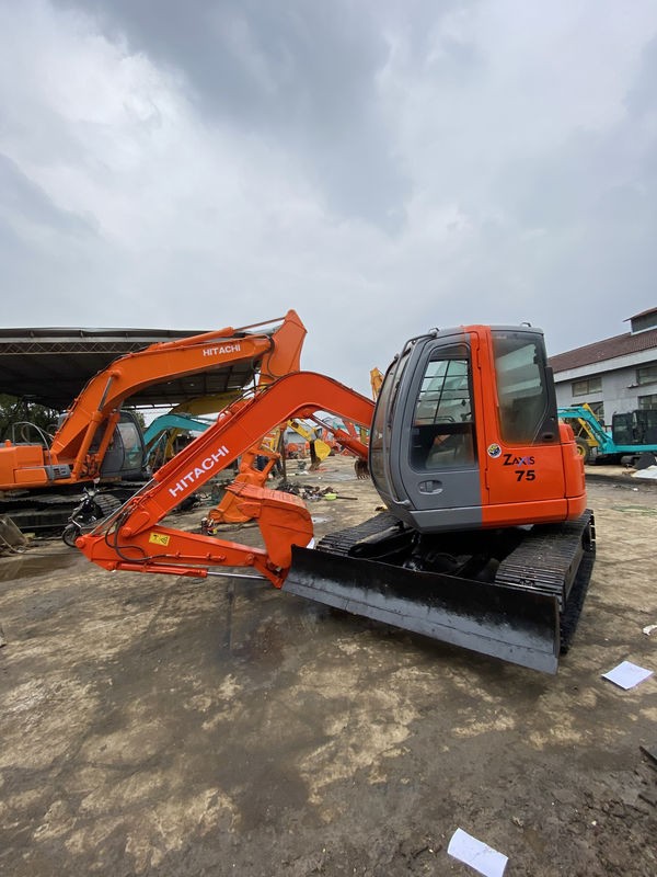 Hitachi jual panas tangan kedua Hitachi 75US excavator crawler hidrolik asal Jepang digunakan mini penggali kualitas bagus harga murah