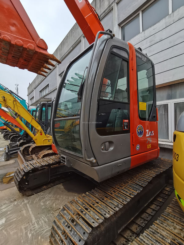 Hitachi jual panas tangan kedua Hitachi 75US excavator crawler hidrolik asal Jepang digunakan mini penggali kualitas bagus harga murah