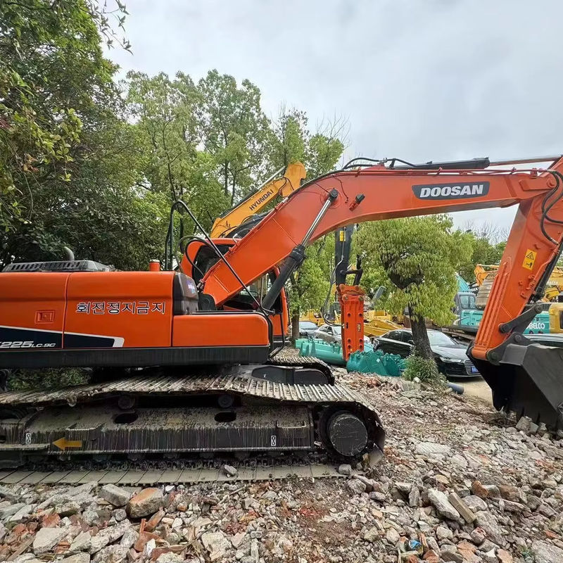 digunakan excavator doosan dh225 dijual /jam kerja rendah digunakan doosan dh225 di Cina Shanghai