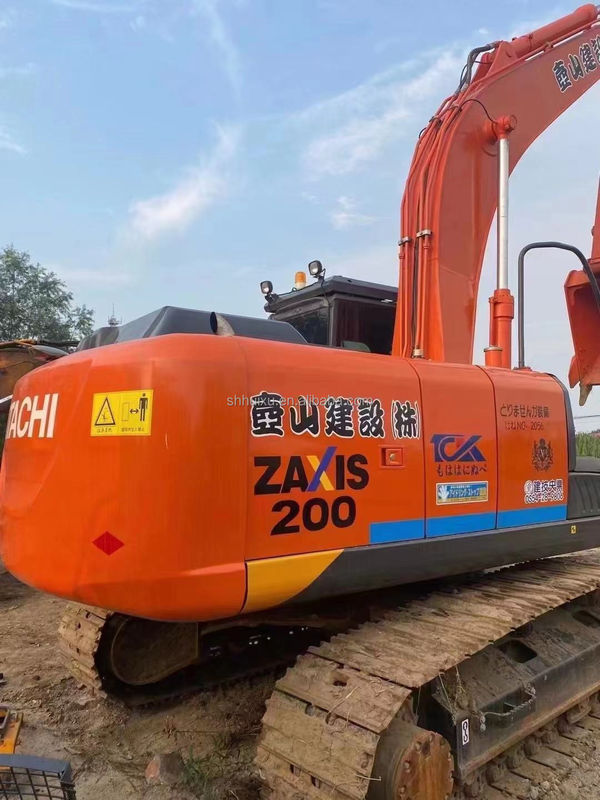 Hitachi dalam stok Hitachi ZX200-3 bekas Hydraulic crawler excavator Kondisi baik/Mesin penggalian bekas Hitachi ZX200-3 Harga murah
