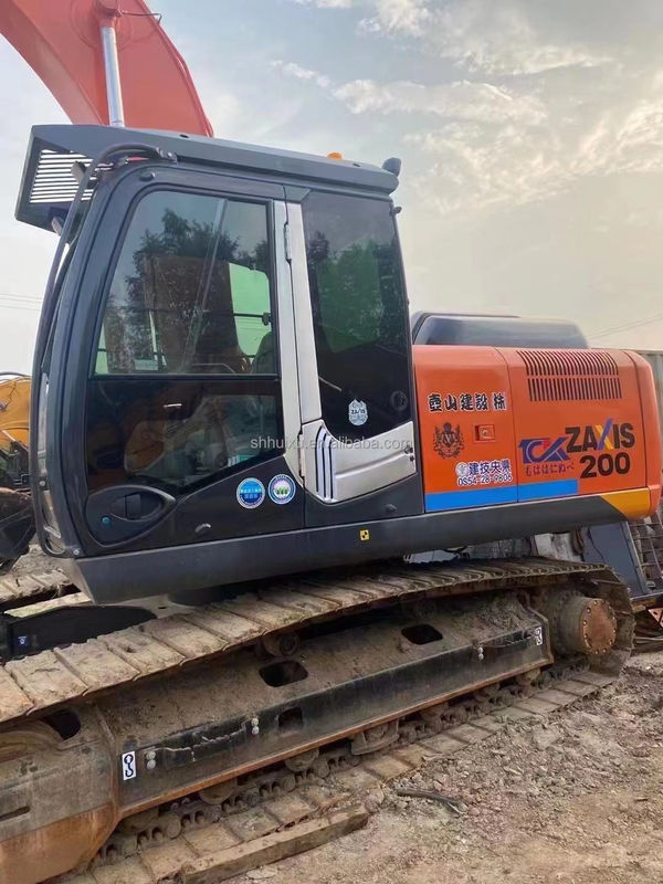 Hitachi dalam stok Hitachi ZX200-3 bekas Hydraulic crawler excavator Kondisi baik/Mesin penggalian bekas Hitachi ZX200-3 Harga murah