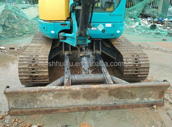 Kualitas Jepang digunakan excavator Kubota 155 kecil 5,5 ton mini bekas crawler excavator dengan pisau dan garis pemutus