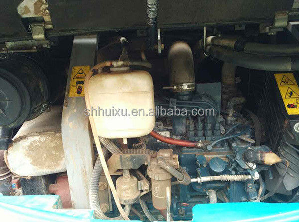 Kualitas Jepang digunakan excavator Kubota 155 kecil 5,5 ton mini bekas crawler excavator dengan pisau dan garis pemutus