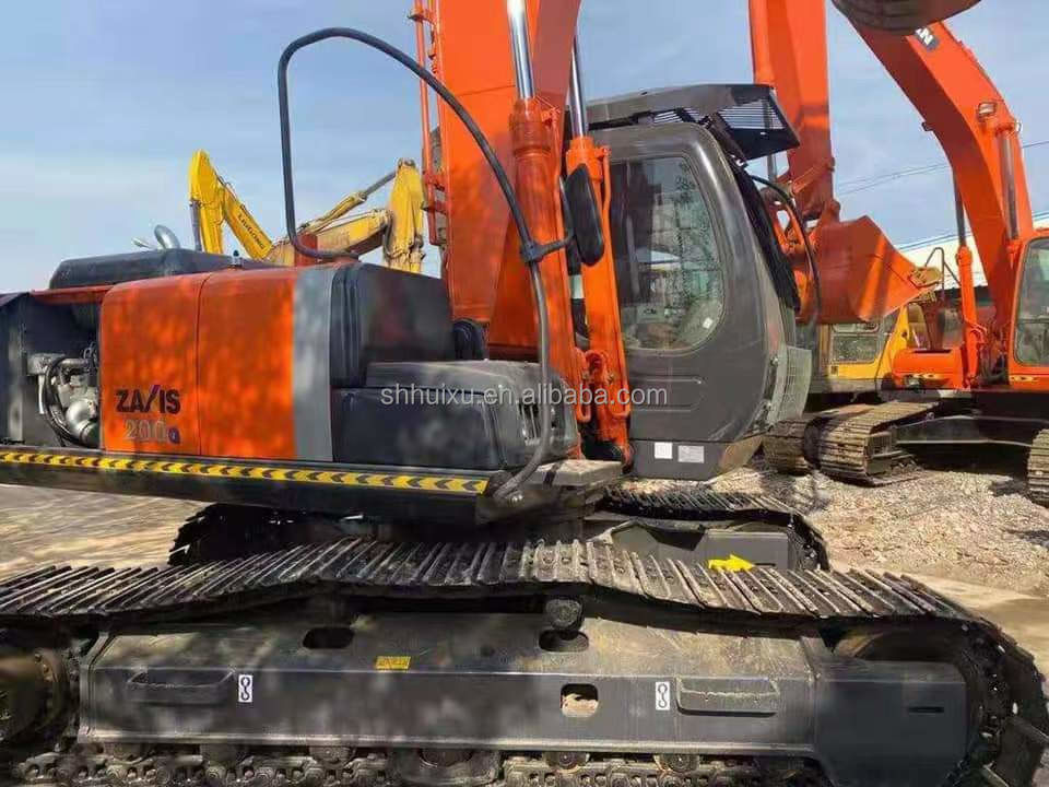 Hitachi dalam stok Kondisi baik Hitachi ZX200-5 bekas Hydraulic crawler excavator/Used digging machine Hitachi ZX200-5 Harga murah