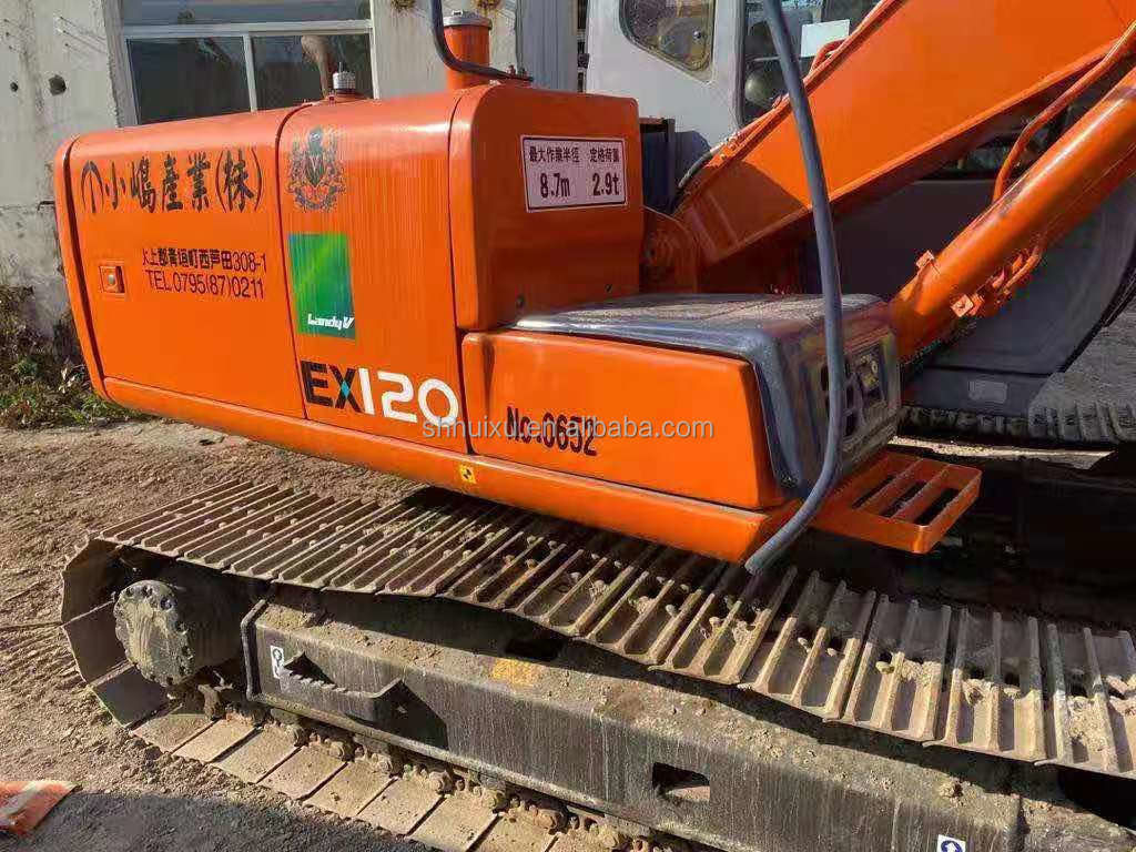 Hitachi dalam stok Terlaris Hitachi EX120 bekas Hydraulic crawler excavator/Used digging machine Hitachi EX120 Harga murah