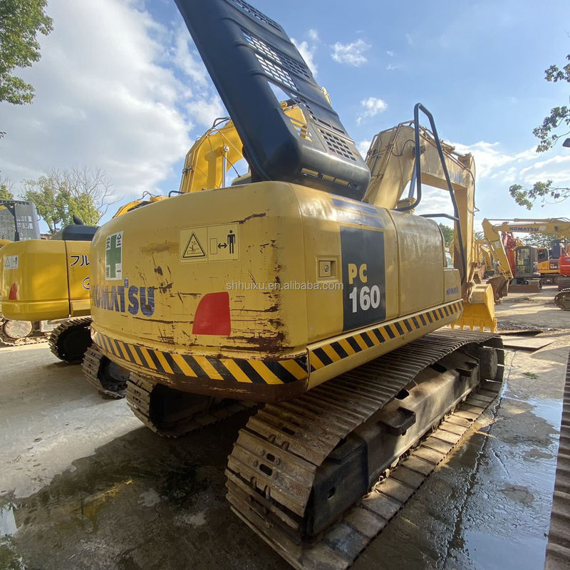 Komatsu 16 ton terbaik asli digunakan Jepang komatsu PC160 penggali merangkak Komatsu Excavator